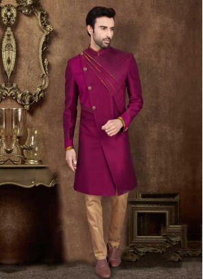 Designer Purple Indo-Western