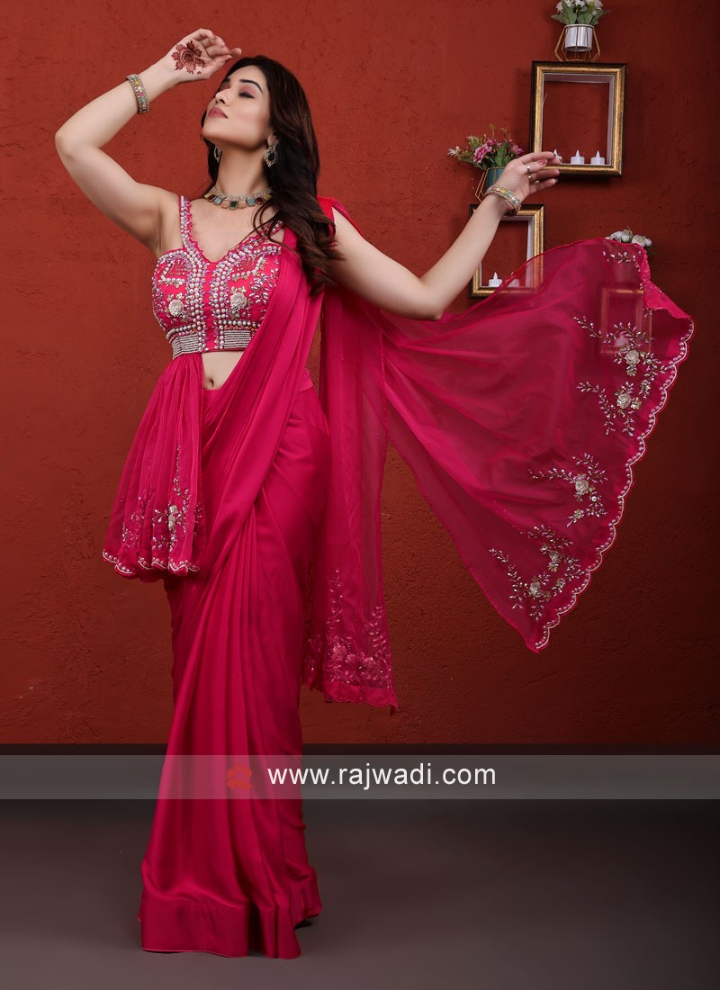 new design fancy-ready-to-wear-saree