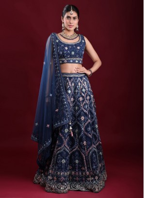 Designer Resham Work Lehenga Choli