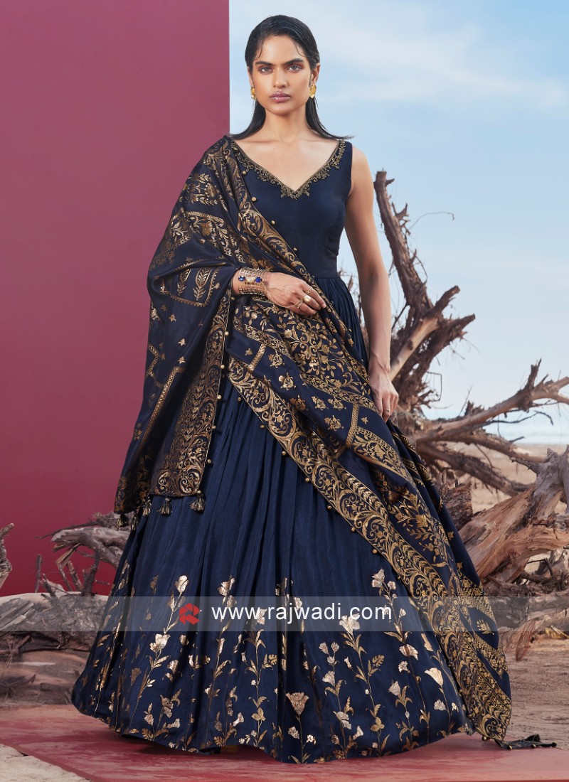 Beige Indowestern Lehenga and Ghagra Choli: Buy Latest Designs Online |  Utsav Fashion