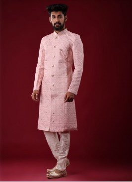 Designer Thread Work Indowestern For Men