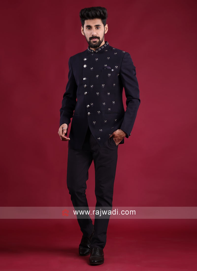 Designer Zardosi Work Jodhpuri Suit