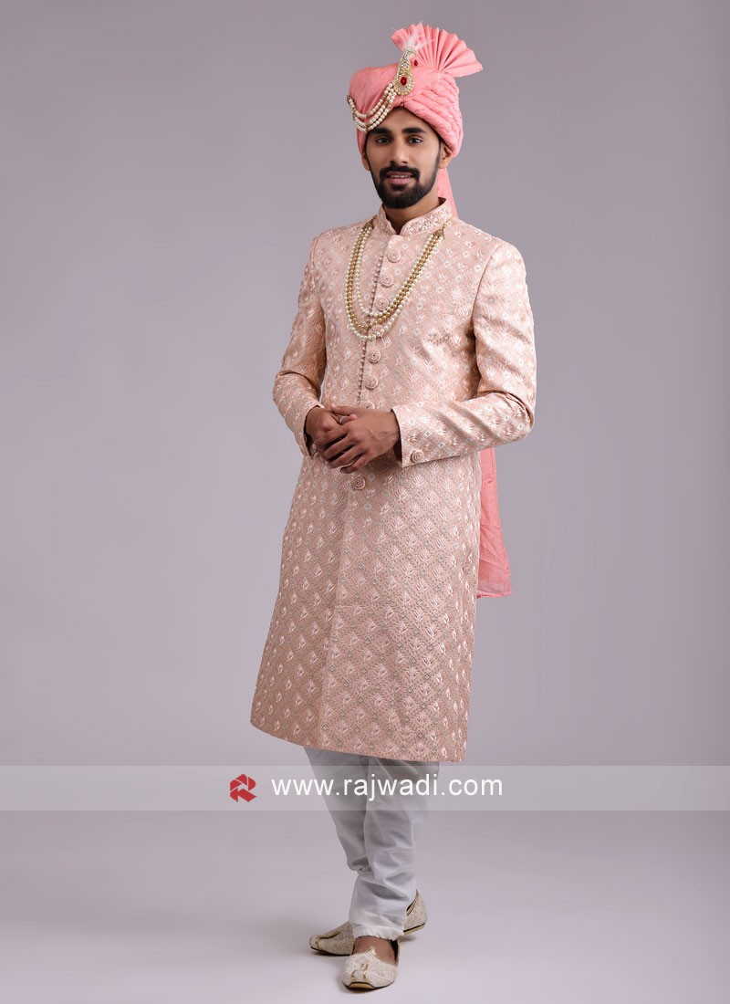 Get inspired from the design and get something like this Tailormade  #mizznoor #pakistanifashiononline #pak… | Indian men fashion, Groom dress  men, Indian groom wear