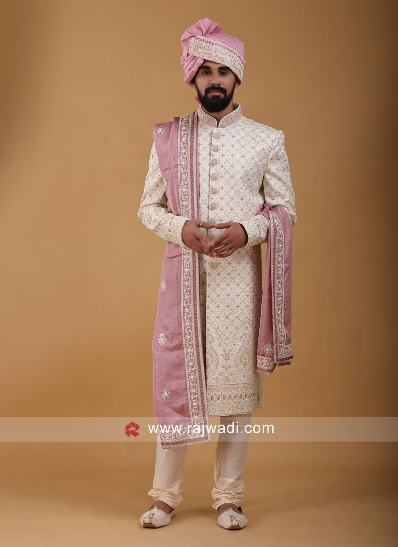 groom-sherwani-10 | Wedding sherwani, Sherwani for men wedding, Groom dress  men