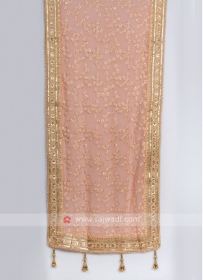 Elegant Pink Color Men Dupatta