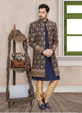 Embroidery Jacket Style Indowestern