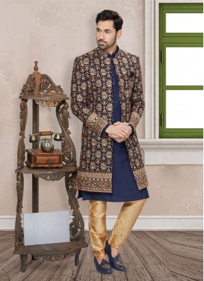 Embroidery Jacket Style Indowestern