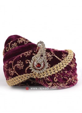 Ethnic Purple Color Safa