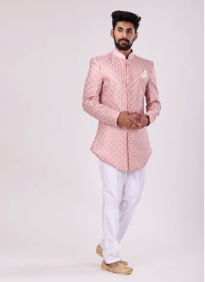 Ethnic Wear Indowestern In Peach Color