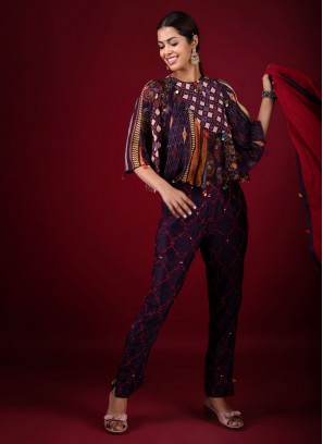 Ethnic Wear Poncho Style Salwar Kameez