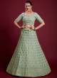 Light Green Dori Work Georgette Lehenga Choli