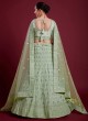 Light Green Dori Work Georgette Lehenga Choli