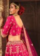 Pink Silk Bridal Designer Lehenga Choli