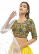 Multi Color Thread A Line Lehenga Choli