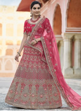 Fabulous Velvet Bridal Lehenga Choli