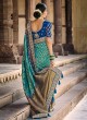 Fancy Fabric Designer Saree in Rama