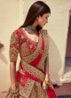 Fancy Fabric Multi Colour Resham Lehenga Choli