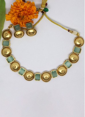 Fancy Kundan Work Necklace Set
