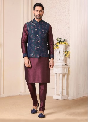 Fancy Nehru Jacket Set For Wedding