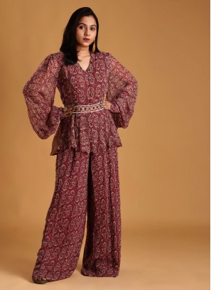 Fancy Printed Jumpsuit