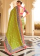 Fantastic Green Festival Designer Traditional Saree