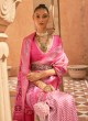 Pink Patola Woven Silk Designer Saree