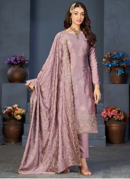 Festive Special Vichitra Silk Dress Material With Dupatta