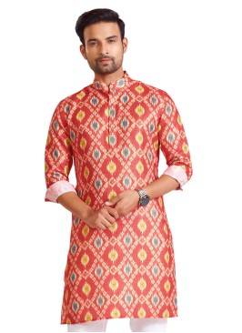 Festive Wear Fancy Printed Cotton Kurta