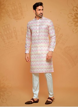 Festive Wear Fancy Printed Kurta Pajama