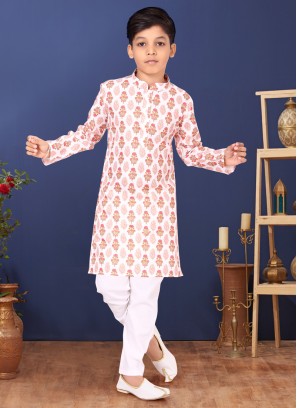 Festive Wear Fancy Printed Kurta Pajama