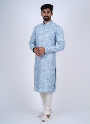 Festive Wear Fancy Printed Kurta Pajama