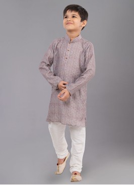 Festive Wear Lilac Color Kurta Pajama