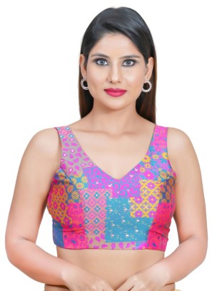 Festive Wear Multi Color Readymade Blouse