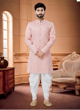 Festive Wear Onion Pink Indowestern Set