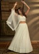 Gorgeous White Designer Lehenga Choli
