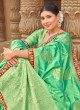 Classic Green Banarasi Silk Saree