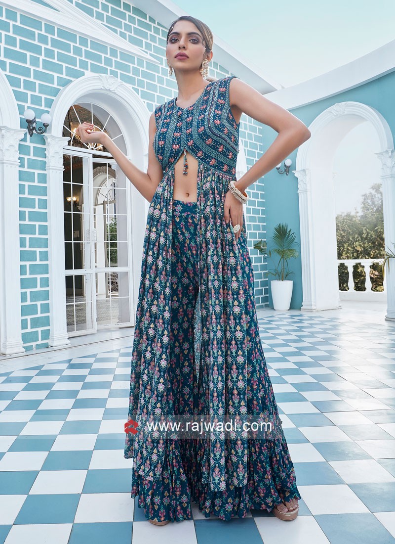 Floral 2025 palazzo suits