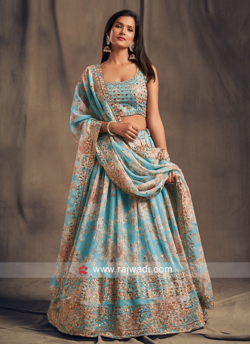 Floral lehenga outlet choli