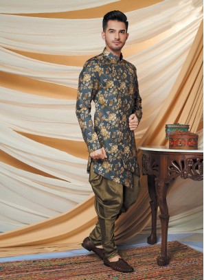 Floral Printed Indowestern For Wedding