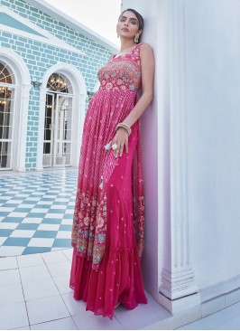 Georgette Fabric Designer Palazzo Suit