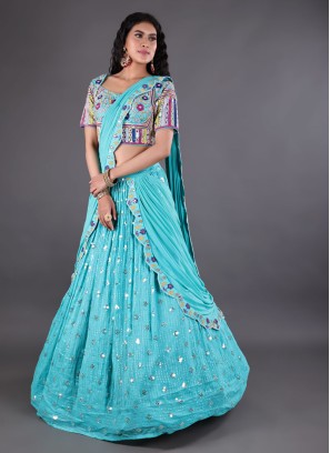 Georgette Lehenga Choli For Wedding