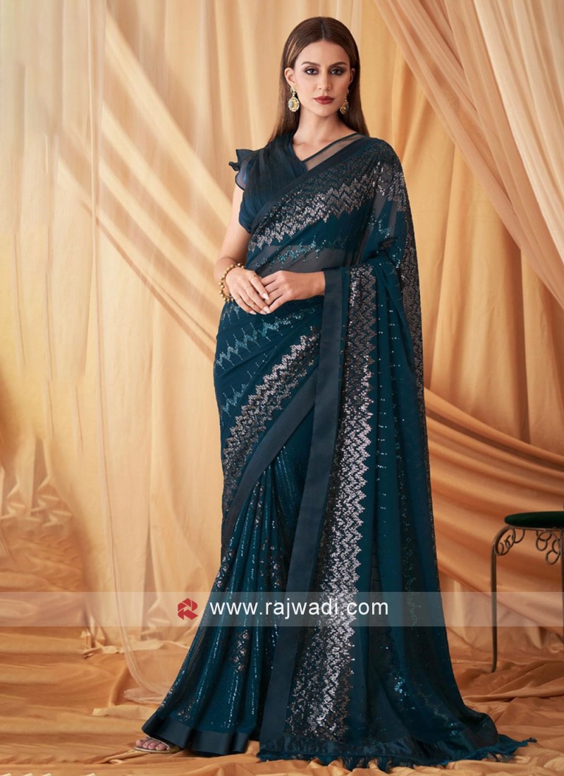 Ramar Blue Colour Saree Wholesale Dealers | pennam.foundation