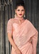 Georgette Sequins Trendy Saree in Pink