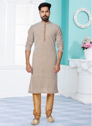 Georgette Thread Embroidered Kurta Pajama