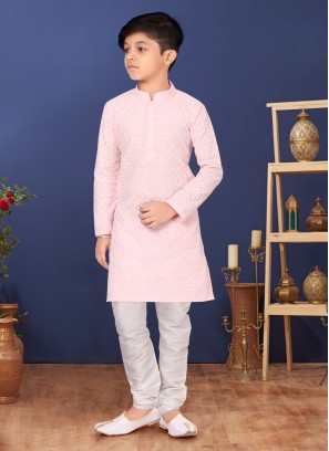 Georgette Thread Embroidered Kurta Pajama