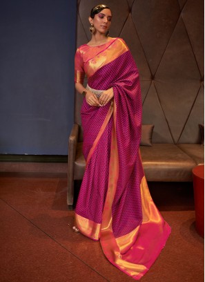Designer Handloom Silk Woven Saree
