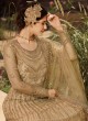 Gold Color Anarkali Salwar Suit