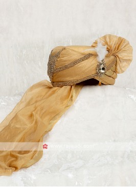 Golden Color Wedding Turban