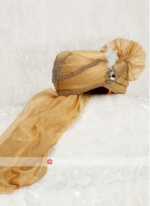 Golden Color Wedding Turban