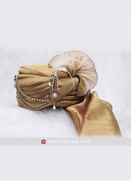 Golden Wedding Turban